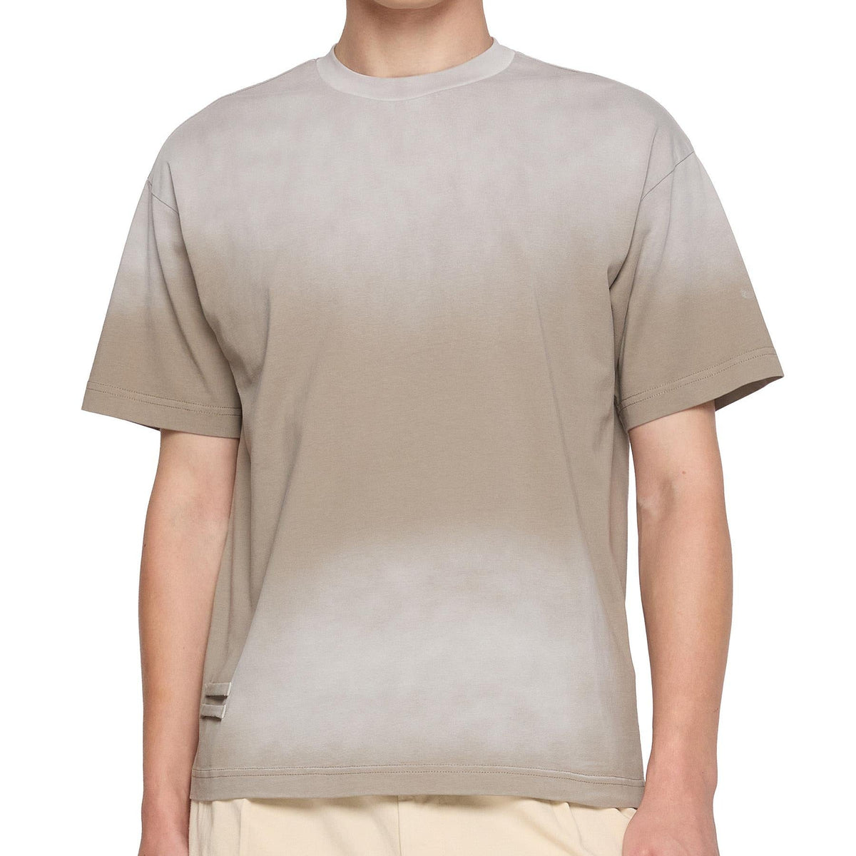 Men's ombré wash crew neck short sleeve tee