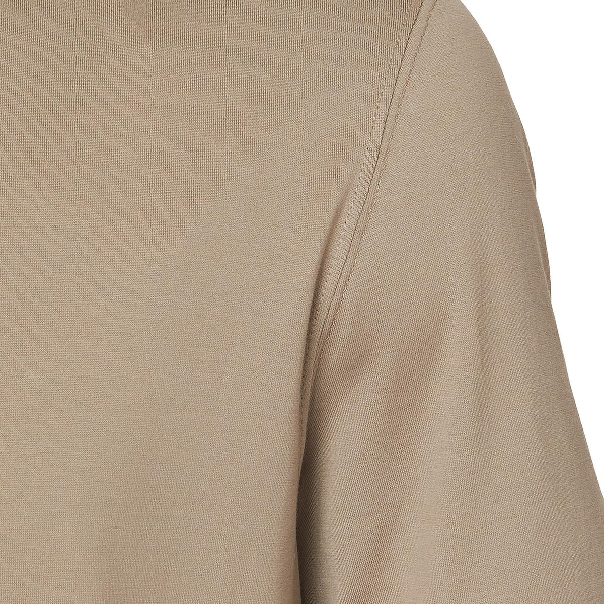 Men's short sleeve crew neck with faux layer detail
