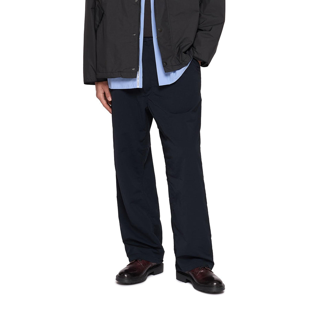 Men's wideleg casual trousers with elastic waist