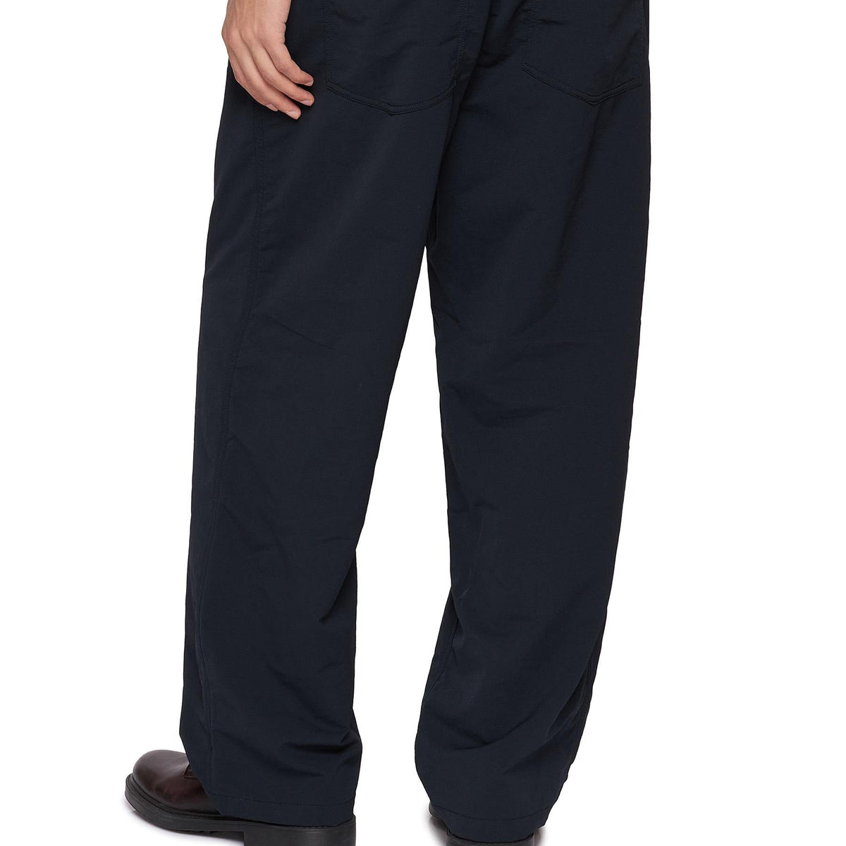Men's wideleg casual trousers with elastic waist