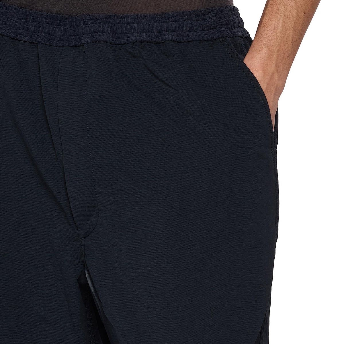 Men's wideleg casual trousers with elastic waist